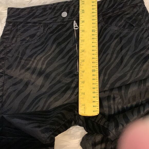 Rag and bone New York size 26 animal print black pants - Picture 10 of 12